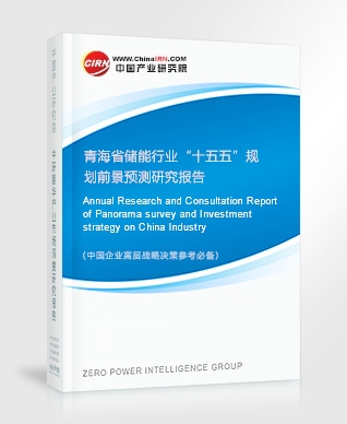 青海省儲能行業“十五五”規劃前景預測研究報告